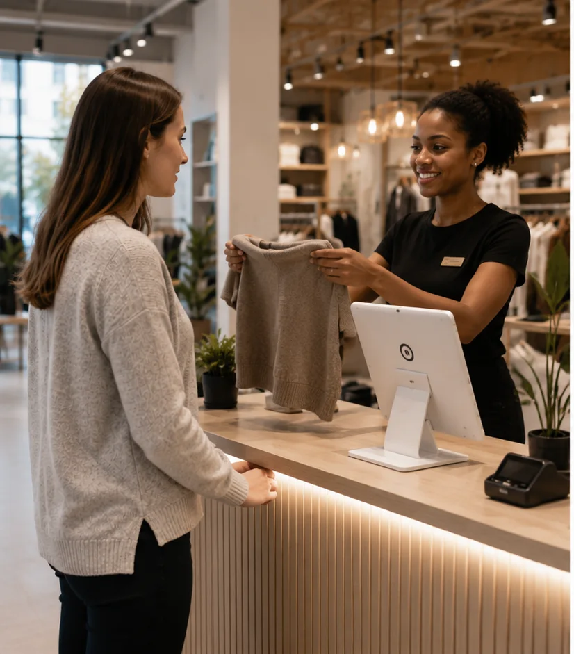 The counter assistant on standard register hardware